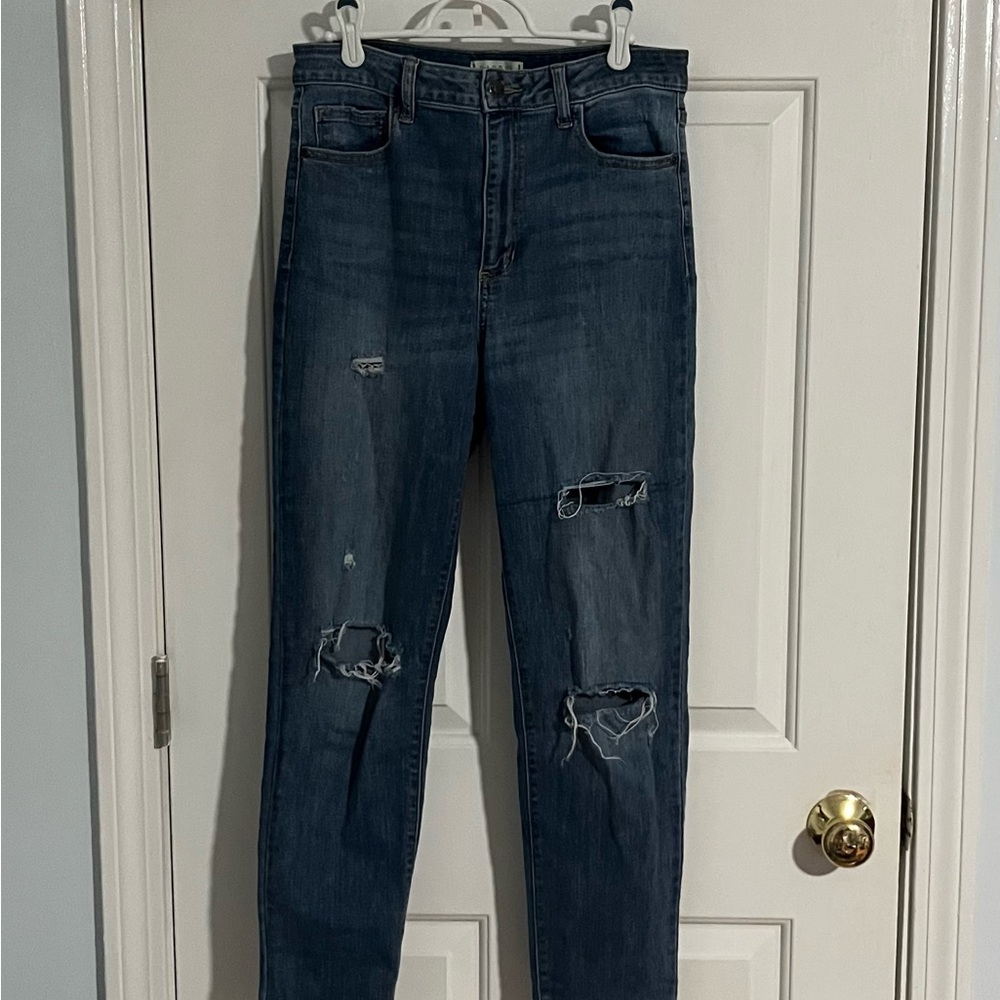 Harper Heritage Distressed Blue Jeans